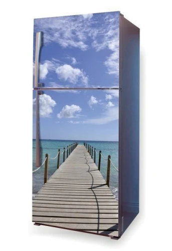 Okleina na lodówkę naklejka pomost P55