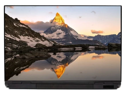 Naklejka na laptopa szczyt w słońcu P447