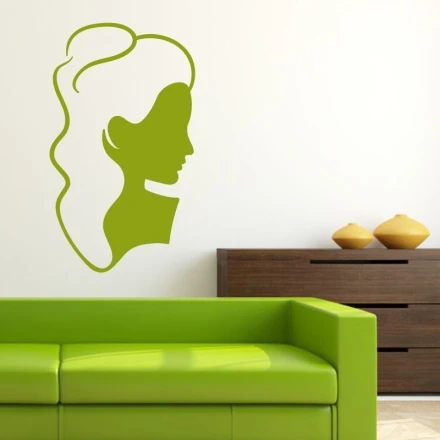 Naklejka 03X 09 profil kobiecy 1906