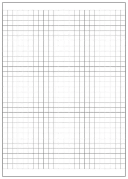 Tablica magnetyczna suchościeralna lean planer kratka drobna 006 - Wzór graficzny. Prosta siatka z małymi kwadratami