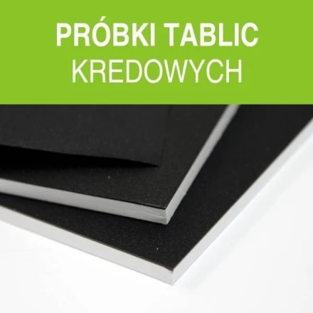 Komplet próbek tablicy kredowej 