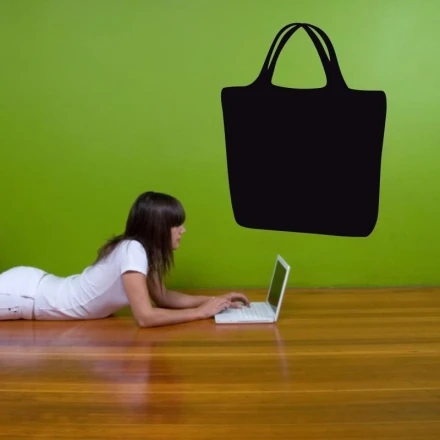 Naklejka kredowa torba 206