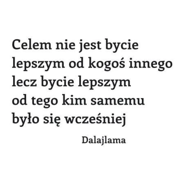 Naklejka celem nie jest bycie 1940 - Wzór graficzny. Tekst w czarnym kolorze na białym tle
