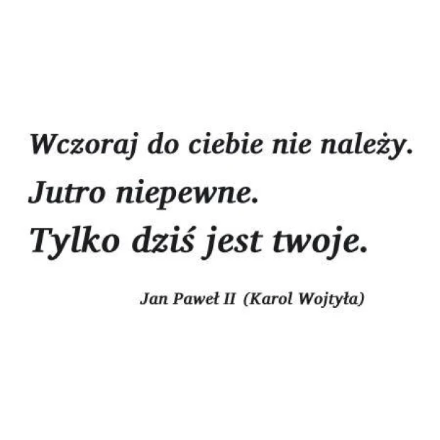 Naklejka wczoraj do ciebie nie należy 1937 - Wzór graficzny. Tekst w różnych krojach pisma na białym tle