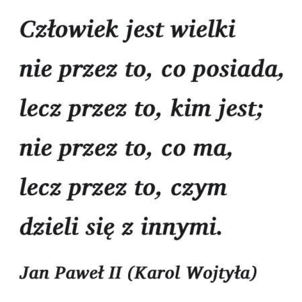 Naklejka człowiek jest wielki 1962 - Wzór graficzny. Tekst w eleganckiej czcionce na białym tle