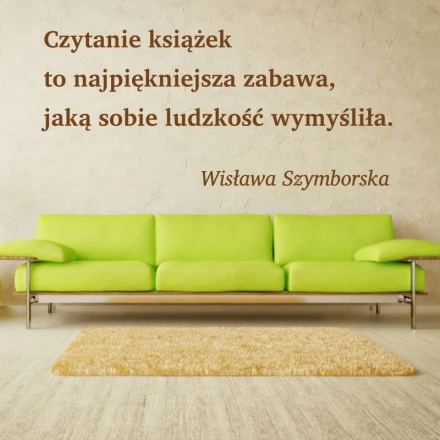 Naklejka czytanie książek to najpiękniejsza zabawa 1969