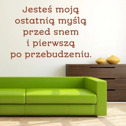 Naklejka jesteś moją myślą 1955