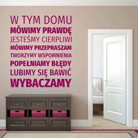 Naklejka w tym domu 1941