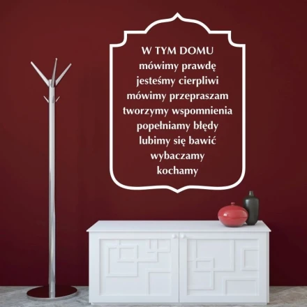 Naklejka w tym domu 1942