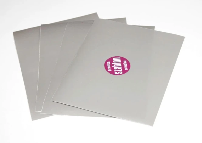 Próbka szablonu malarskiego - Wzór graficzny. Prostokątne kształty ułożone w równoległe linie