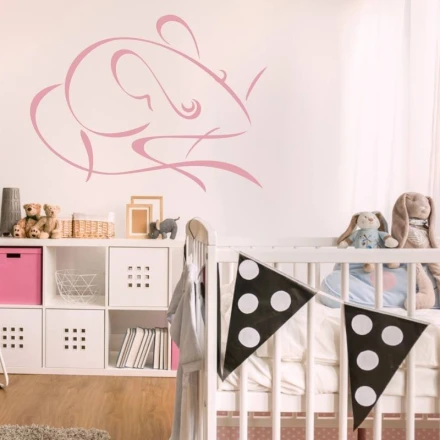 Naklejka dekoracyjna myszka 2004