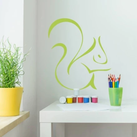 Naklejka dekoracyjna wiewiórka 2005