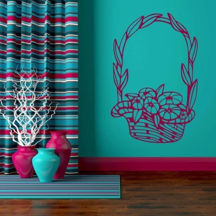 Naklejka kompozycja kwiatowa 2051