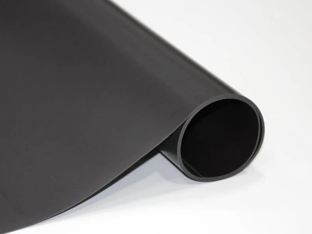 Paski magnetyczne 0,7 mm - Wzór graficzny. Czarne, gładkie, elastyczne paski w formie rolki