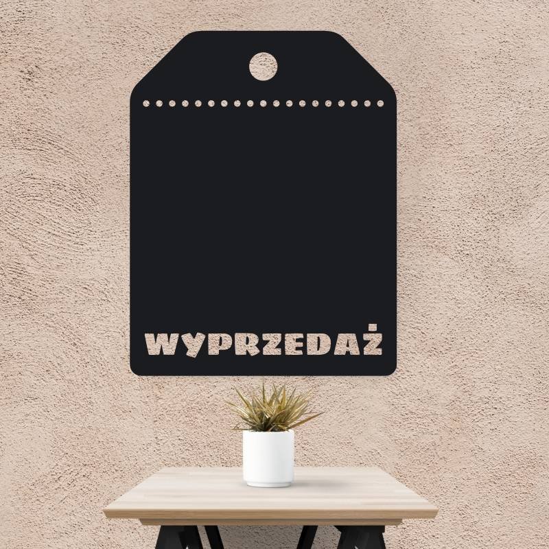 Naklejka kredowa do sklepu wyprzedaż 240