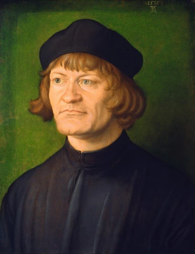 Reprodukcja Portrait of a Clergyman, Albrecht Durer