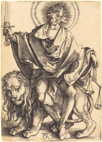 Reprodukcja Sun of Righteousness, Albrecht Durer