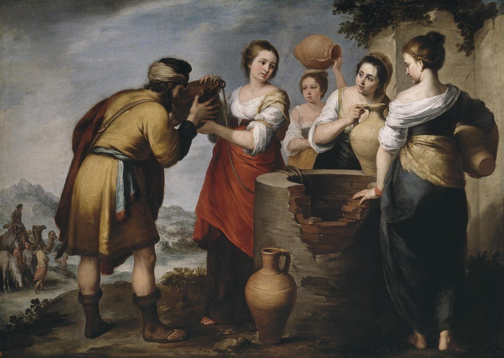 Reprodukcja obrazu Chrzest Chrystusa - Bartolome Esteban Murillo