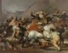 Reprodukcja The Second of May 1808 lub The Charge of the Mamelukes, Francisco Goya - Wzór graficzny. Scena walki z końmi