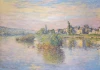 Reprodukcja Banks of the Seine Claudea Moneta w pastelowych odcieniach, idealna do nowoczesnego salo