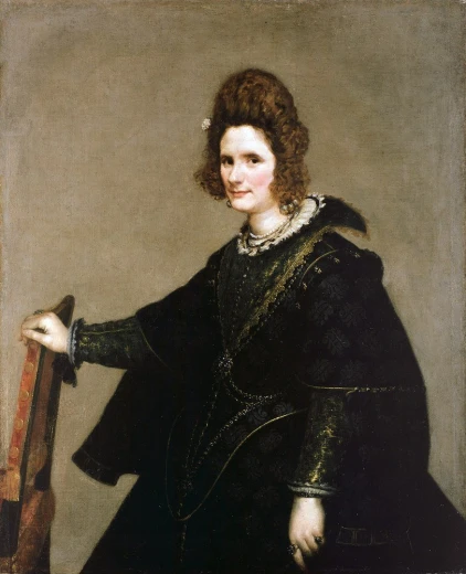 Elegancka reprodukcja Portrait of a Lady Diego Velazqueza, idealna do klasycznego salonu lub stylowe