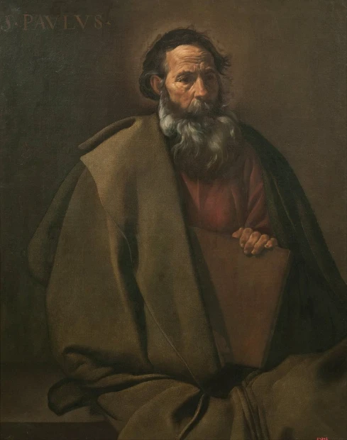 Reprodukcja Saint Paul Diego Velazqueza, doskonała do eleganckiego salonu, z wyrazistymi detalami i 