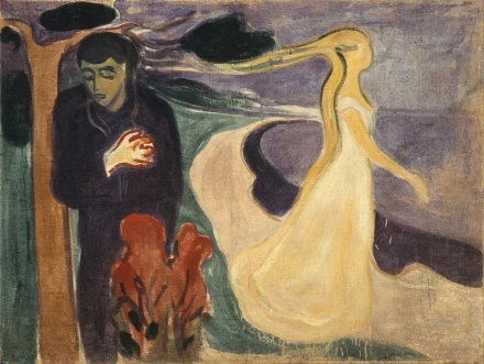 Reprodukcja Separation, Edvard Munch