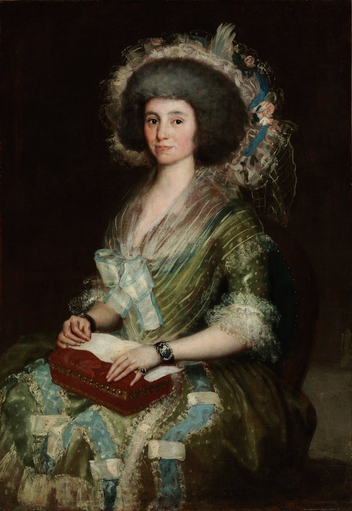Reprodukcja obrazu Portrait of Senora Cean Bermudez - Francisco Goya