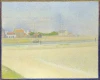 Reprodukcja Der Kanal von Gravelines, Grand Fort-Philippe, Georges Seurat - Wzór graficzny. Obraz przedstawia pejzaż