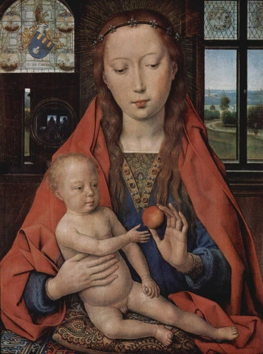 Reprodukcja Diptychon des Maarten van Nieuwenhove, Hans Memling
