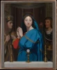 Reprodukcja The Virgin Adoring the Host. Measures, Jean Auguste Dominique Ingres - Wzór graficzny. Postacie w strojach