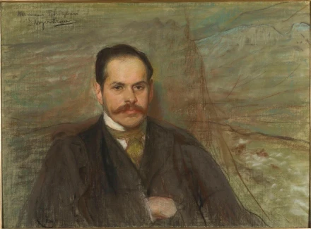 Reprodukcja Portret Kazimierza Przerwy-Tetmajera, Wyczółkowski Leon