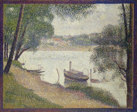 Reprodukcja Gray weather, Grande Jatte, Georges Seurat