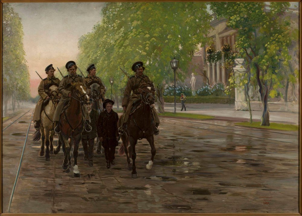 Reprodukcja obrazu Wiosna 1905 - Stanisław Masłowski