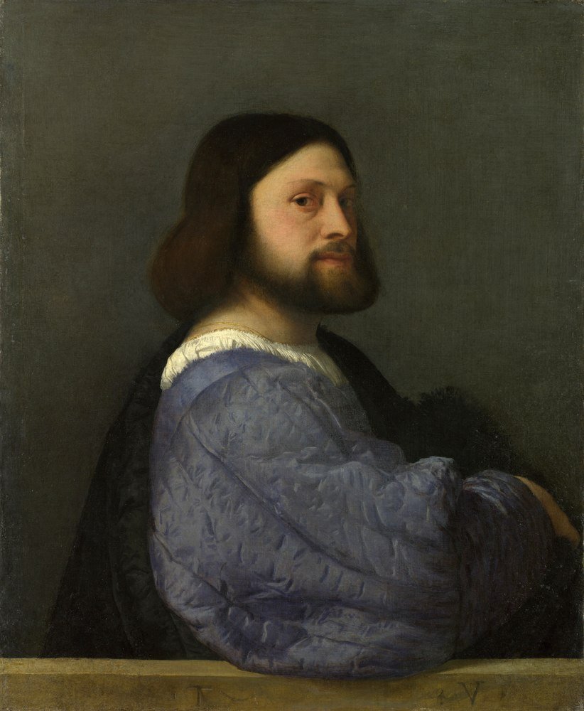 Reprodukcja Portret mężczyzny, Tycjan