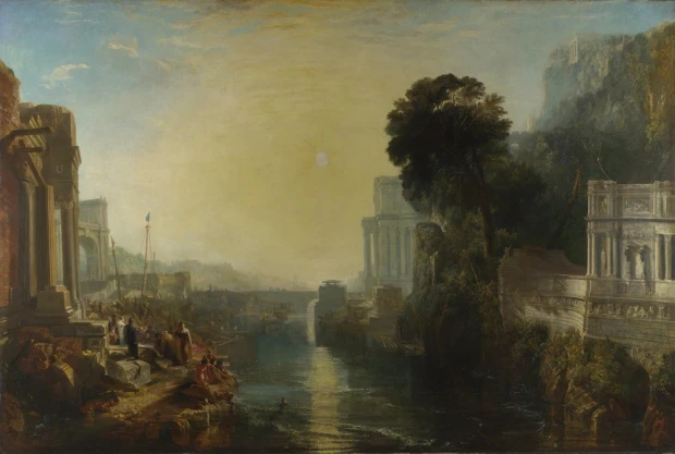 Reprodukcja Dido building Carthage or The Rise of the Carthaginian Empire, William Turner - Wzór graficzny. Obraz