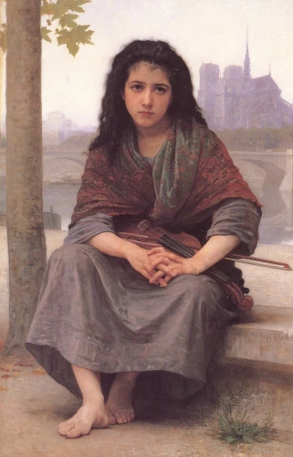 Reprodukcja The Bohemian, William-Adolphe Bouguereau
