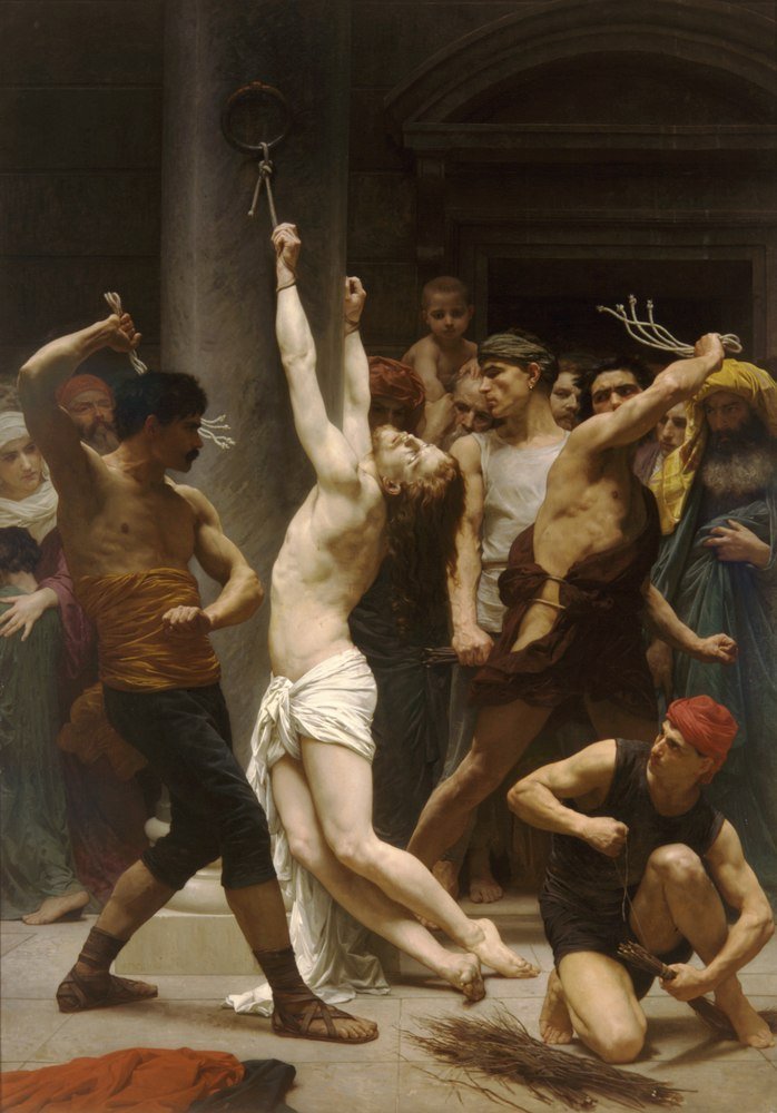 Reprodukcja The Flagellation of Our Lord Jesus Christ, William-Adolphe Bouguereau