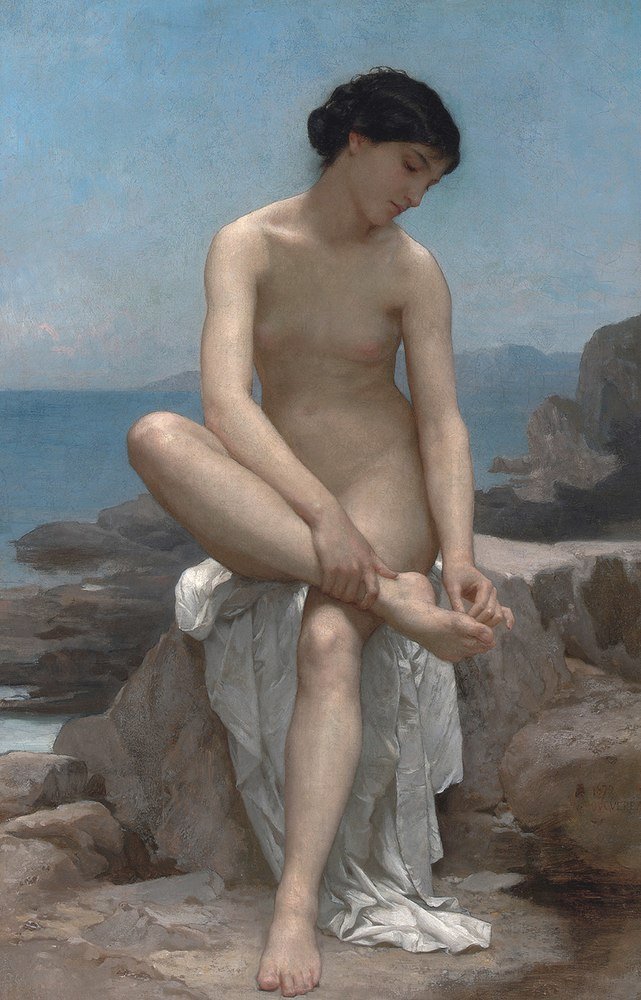 Reprodukcja The Bather - William-Adolphe Bouguereau
