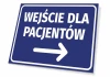 Tabliczka Wejście dla pacjentów T419