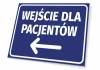 Tabliczka Wejście dla pacjentów T420