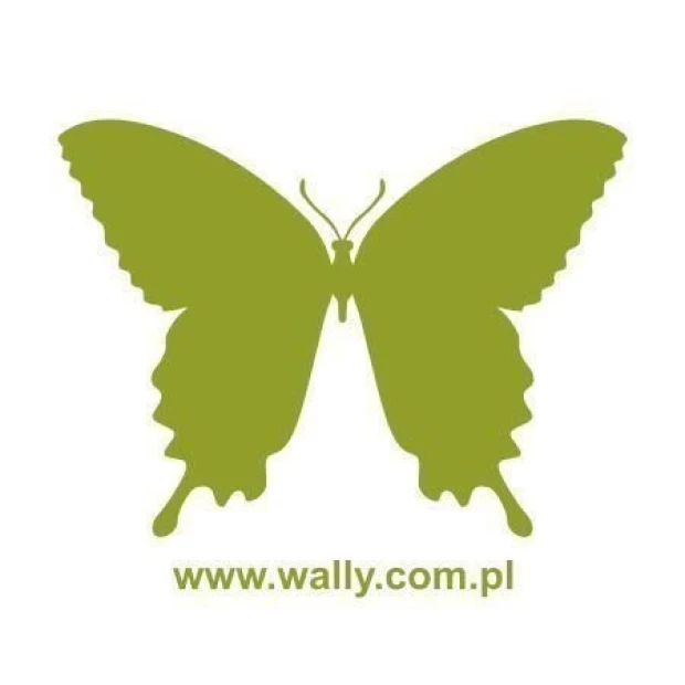 Stylowa naklejka „Motyl 013” w odcieniach zieleni, idealna do ożywienia dziecięcego pokoju lub nowoc
