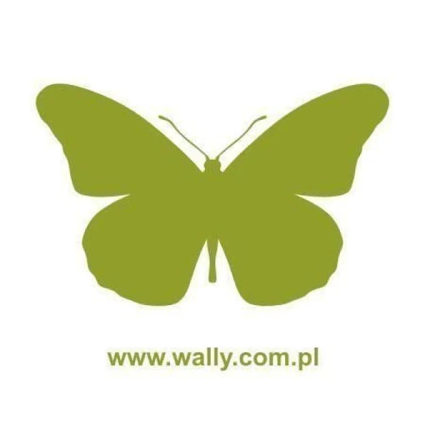 Motyl w soczystym zielonym odcieniu, idealny do udekorowania dziecięcego pokoju lub przytulnej sypia