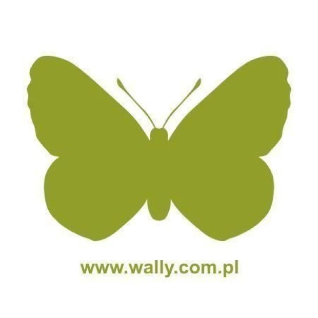 Stylowa naklejka motyla 021 w przyjemnym, zielonym odcieniu, idealna do dekoracji pokoju dziecięcego