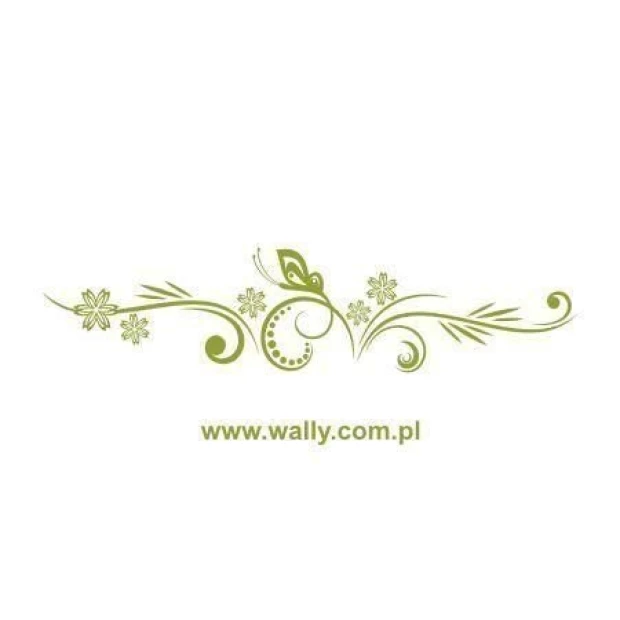 Elegancka naklejka japońska z motywem roślinnym, idealna do stylowego wnętrza lub nowoczesnego biura
