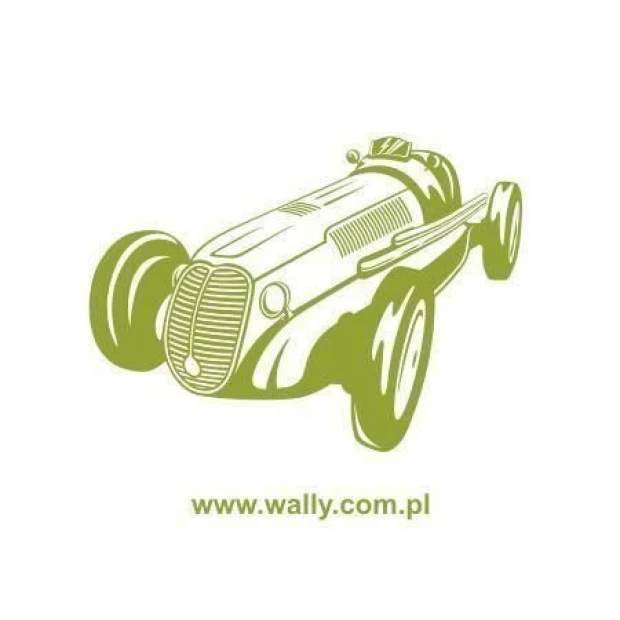 Stylowa naklejka auto sportowe 0817 w jasnej zieleni, idealna do nowoczesnego pokoju młodzieżowego l