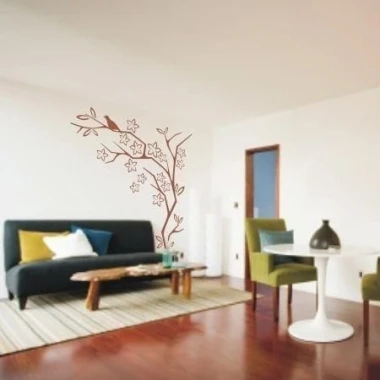 Japońska naklejka 54 w stylu minimalistycznym, idealna do nowoczesnego wnętrza, ożywia przestrzeń ko