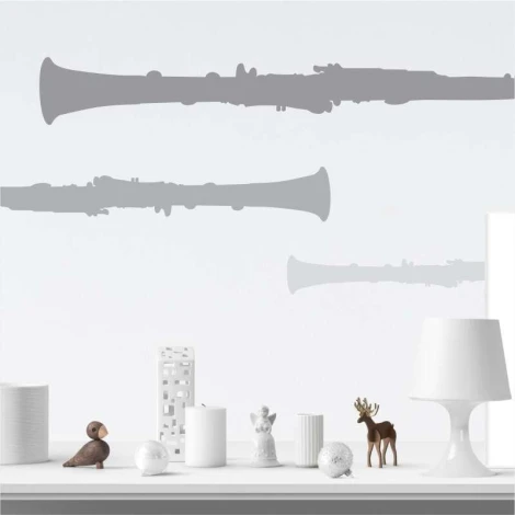 Szablon do malowania flet 2255 - Aranżacja w salonie. Jasne ściany z minimalistycznymi meblami