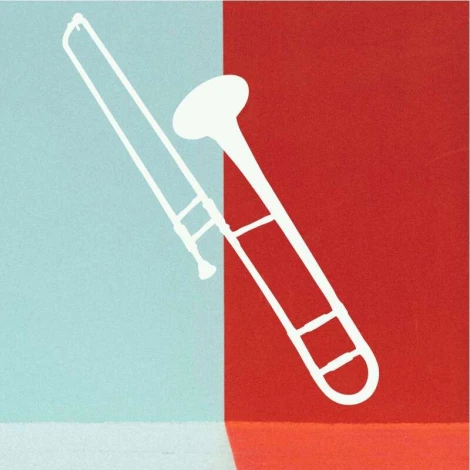 Szablon malarski puzon 2250 - Wzór graficzny. Kształt puzonu z prostymi liniami i okrągłym zakończeniem