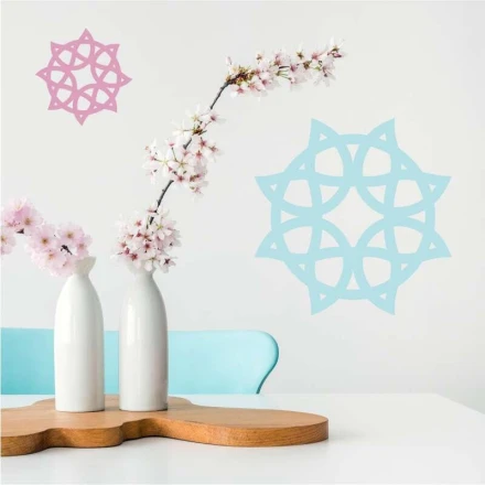 Szablon na ścianę ozdoba abstrakcyjna 2242